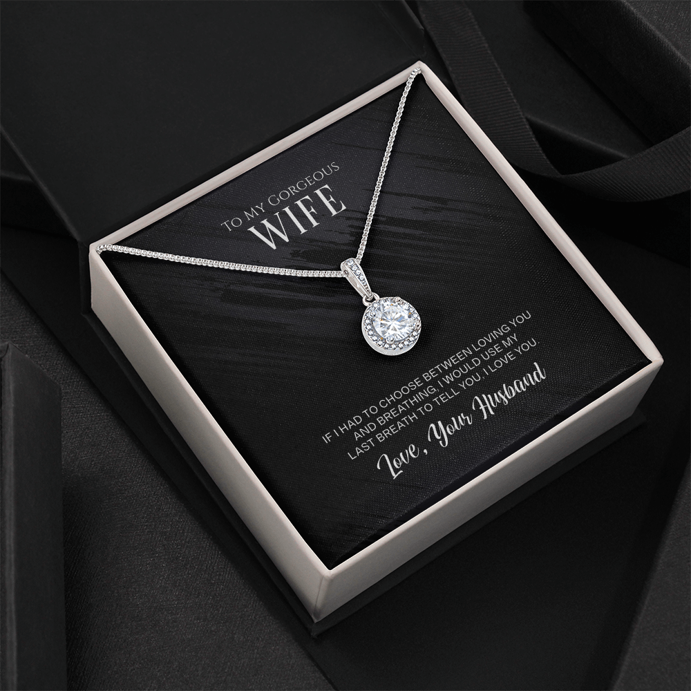 Best Gifts 305-To My Gorgeous Wife Eternal Hope Necklace from Husband