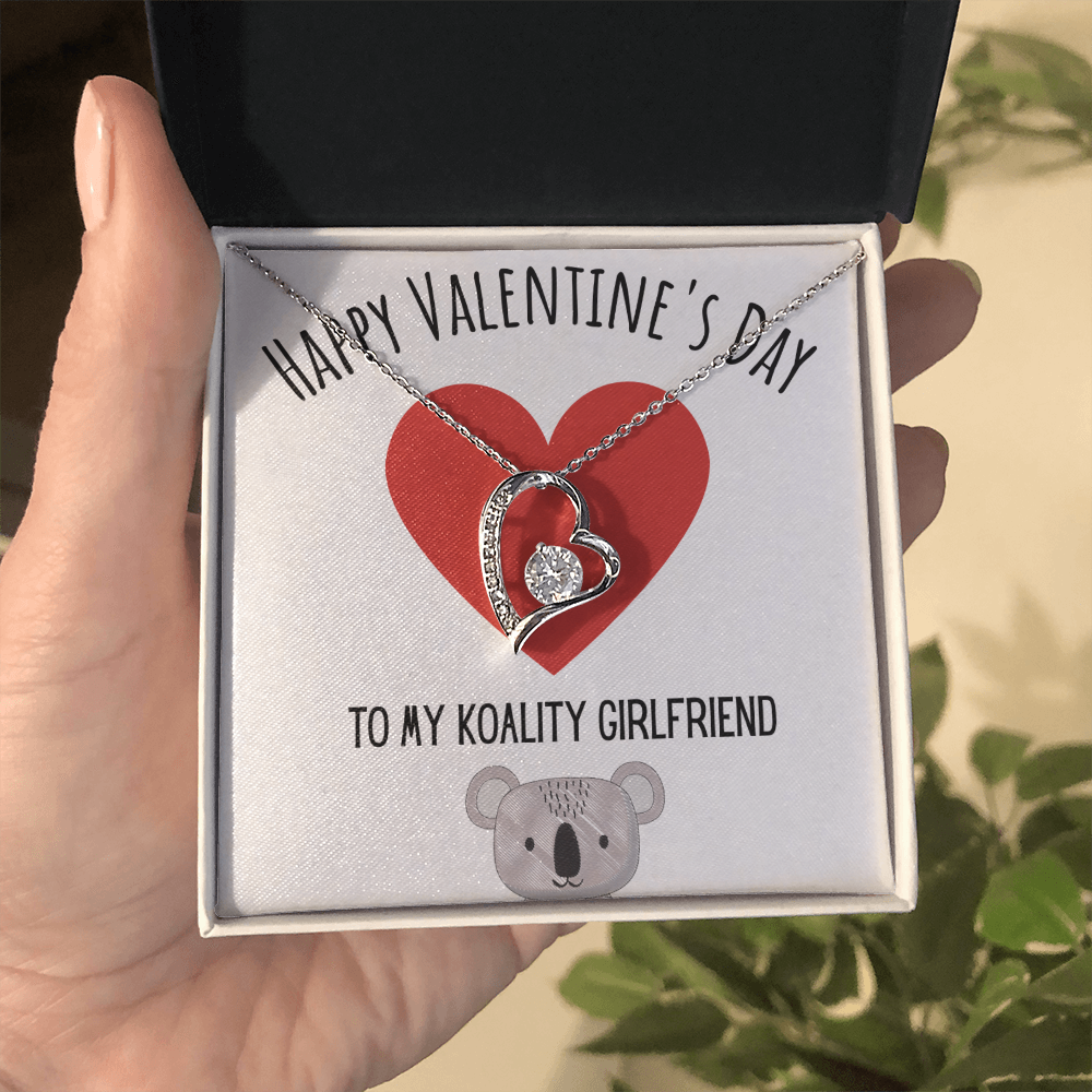 Best Gifts 305-To My Koality Girlfriend Forever Love Necklace with CZ Crystal
