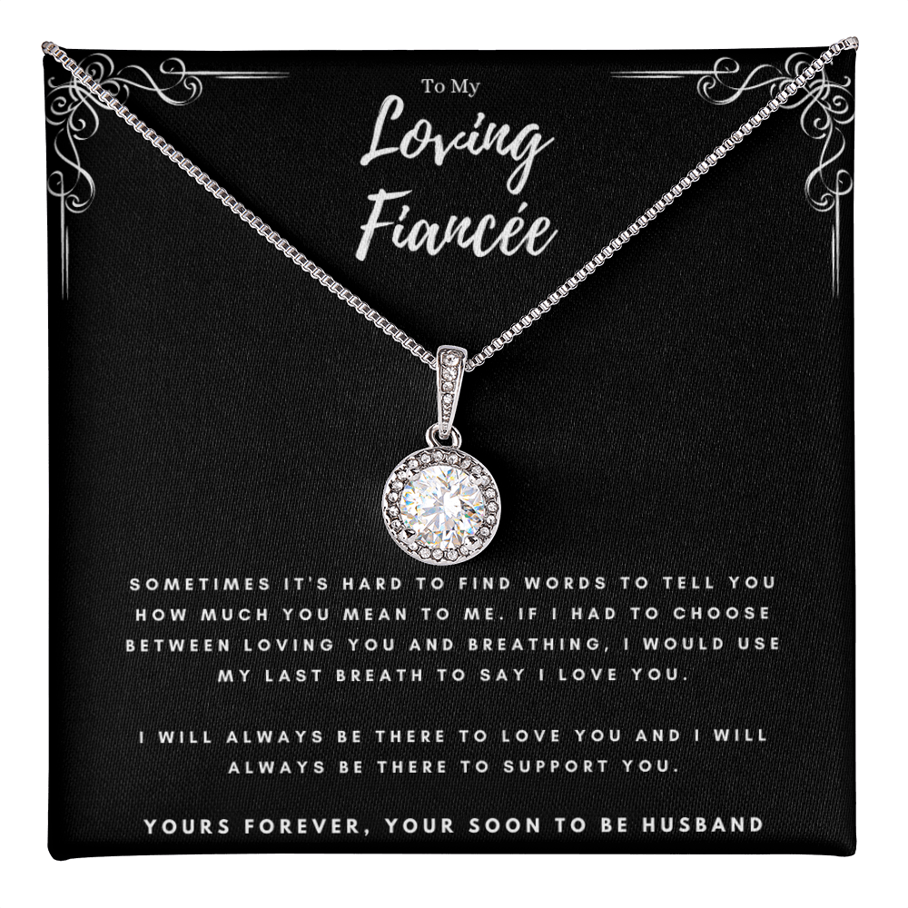 Best Gifts 305-To My Loving Fiancée Necklace Gift from Soon to Be Husband