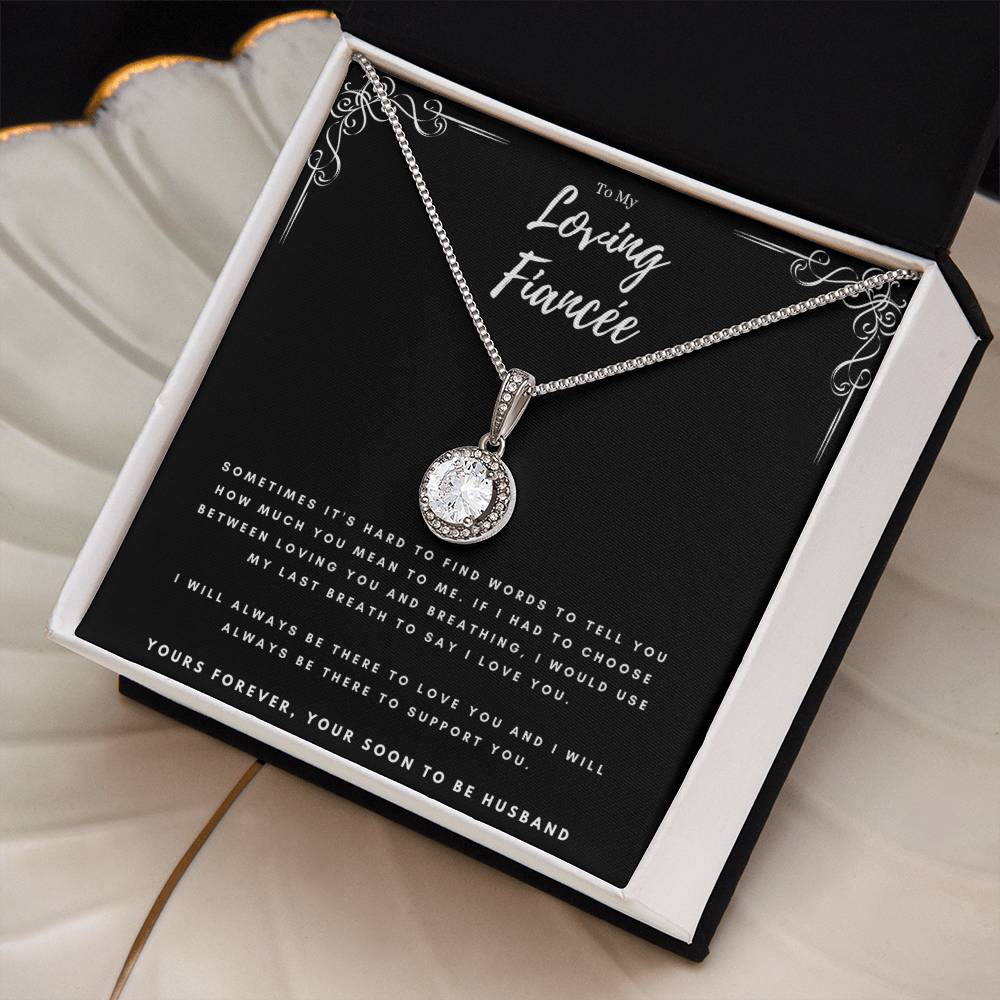 Best Gifts 305-To My Loving Fiancée Necklace Gift from Soon to Be Husband