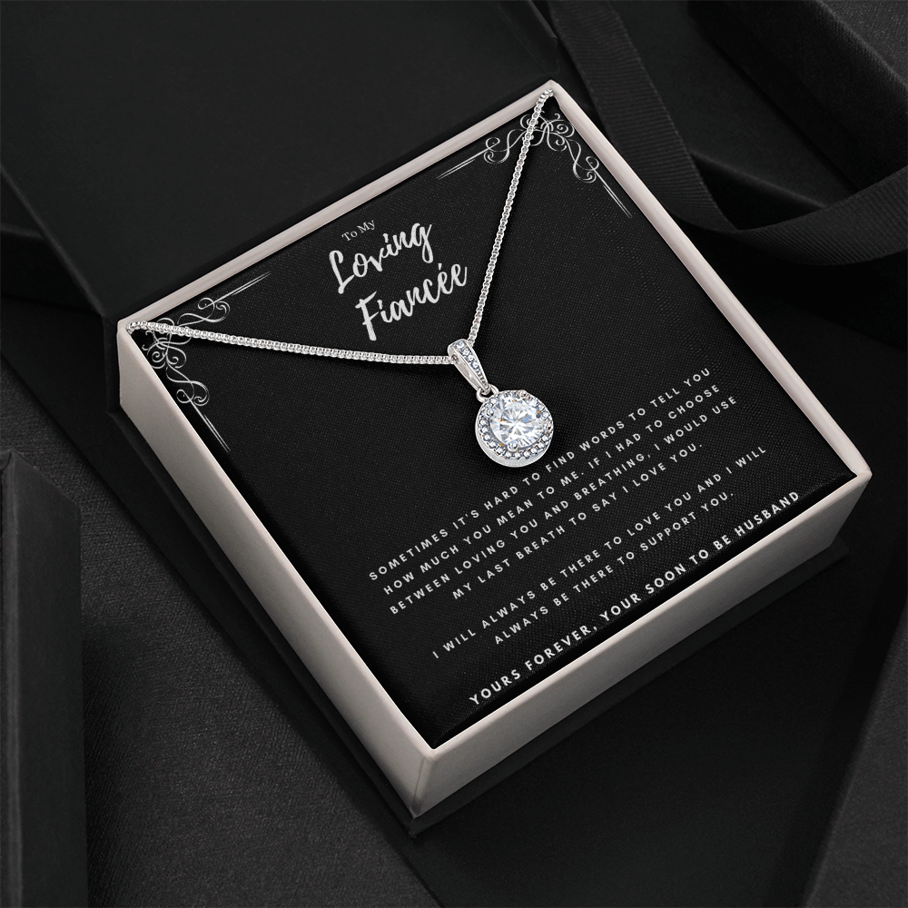 Best Gifts 305-To My Loving Fiancée Necklace Gift from Soon to Be Husband