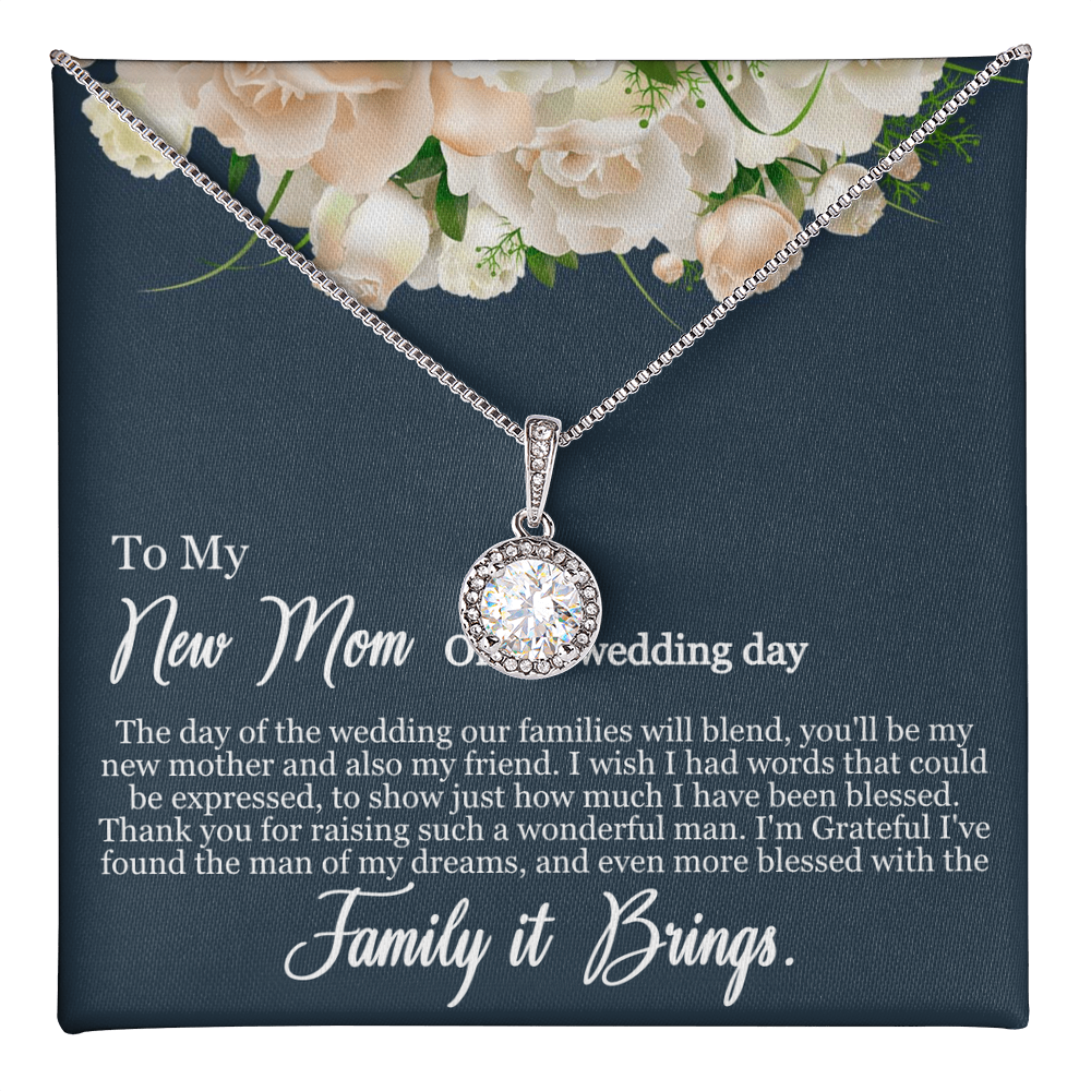 Best Gifts 305-To My New Mom Wedding Day Eternal Hope Necklace Gift from Bride