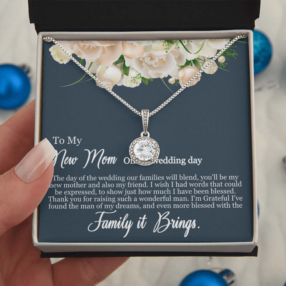 Best Gifts 305-To My New Mom Wedding Day Eternal Hope Necklace Gift from Bride