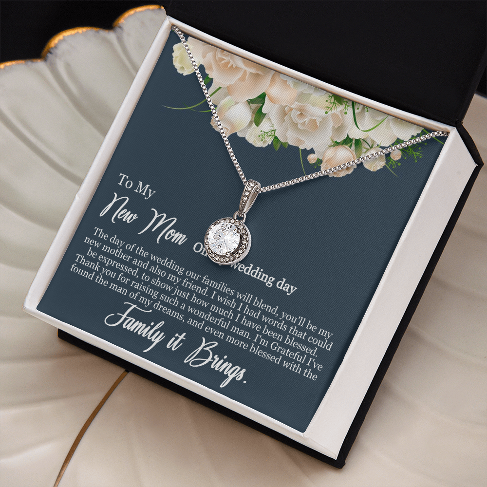 Best Gifts 305-To My New Mom Wedding Day Eternal Hope Necklace Gift from Bride