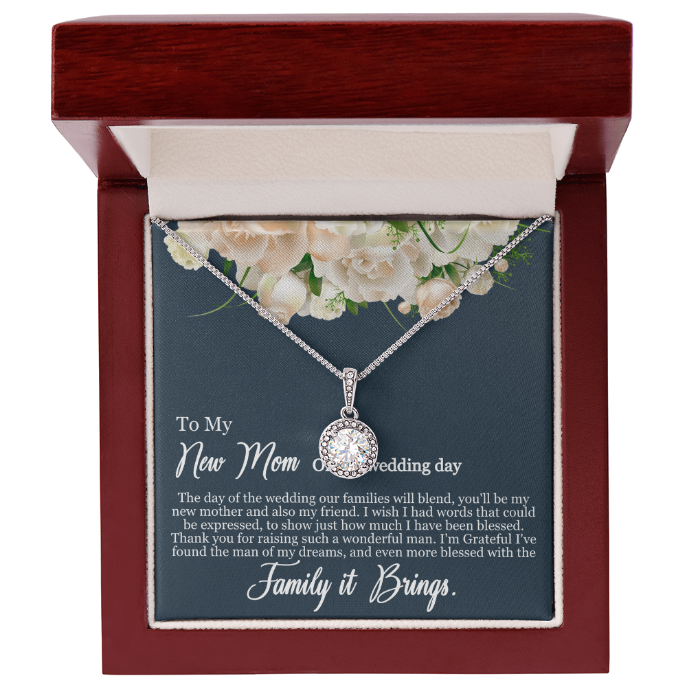Best Gifts 305-To My New Mom Wedding Day Eternal Hope Necklace Gift from Bride