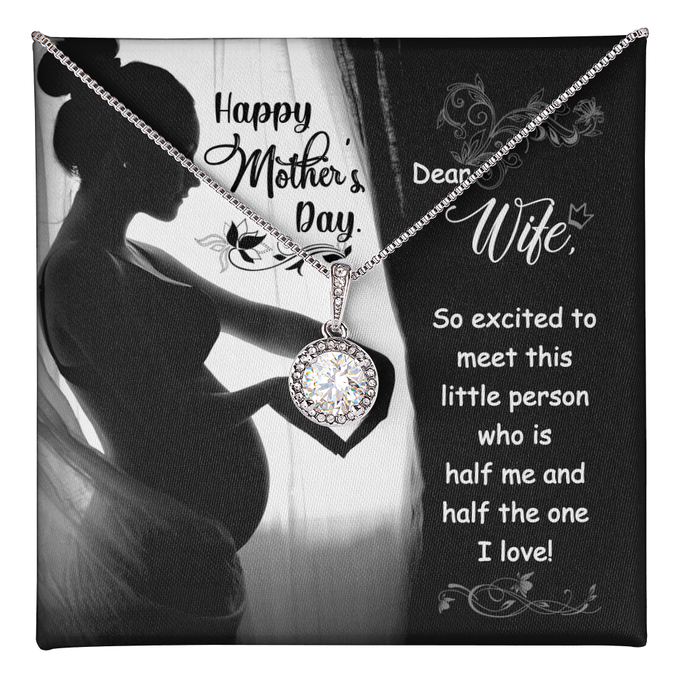 Best Gifts 305-To My Wife Eternal Hope Necklace with CZ Pendant