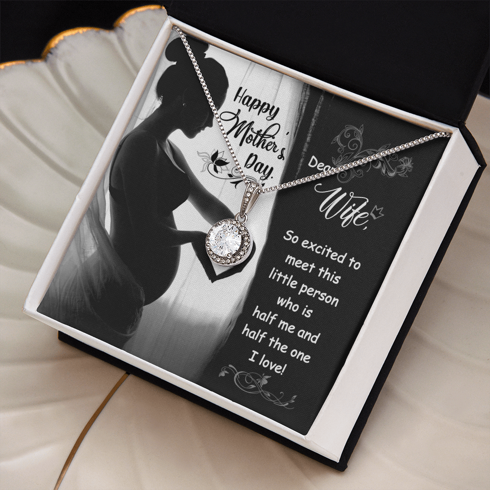 Best Gifts 305-To My Wife Eternal Hope Necklace with CZ Pendant