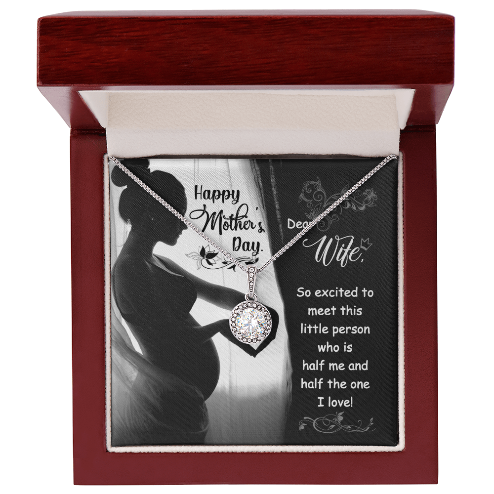 Best Gifts 305-To My Wife Eternal Hope Necklace with CZ Pendant