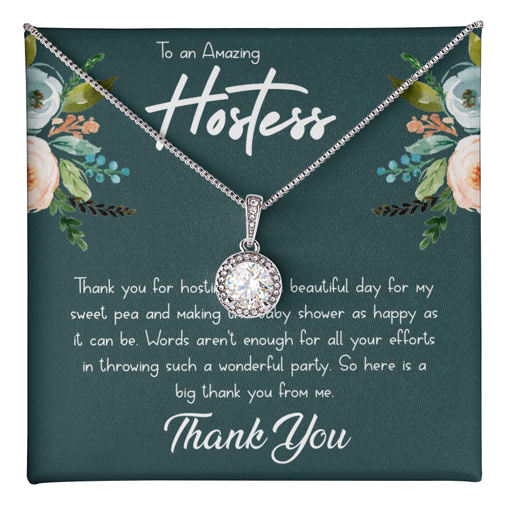 Best Gifts 305-To an Amazing Hostess Thank You Necklace Gift for Women