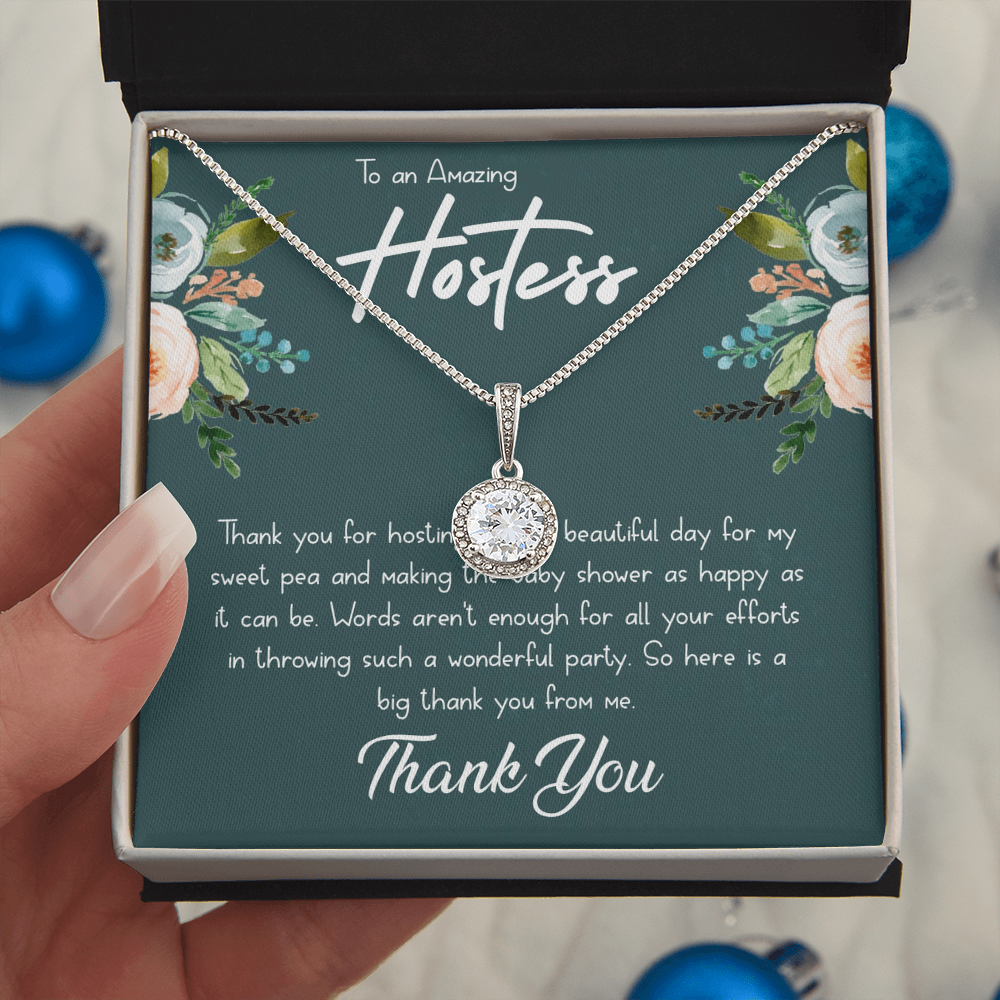 Best Gifts 305-To an Amazing Hostess Thank You Necklace Gift for Women