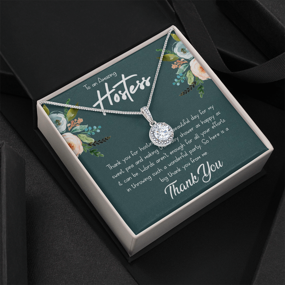 Best Gifts 305-To an Amazing Hostess Thank You Necklace Gift for Women