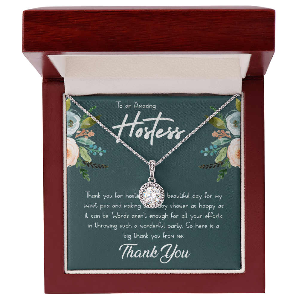Best Gifts 305-To an Amazing Hostess Thank You Necklace Gift for Women