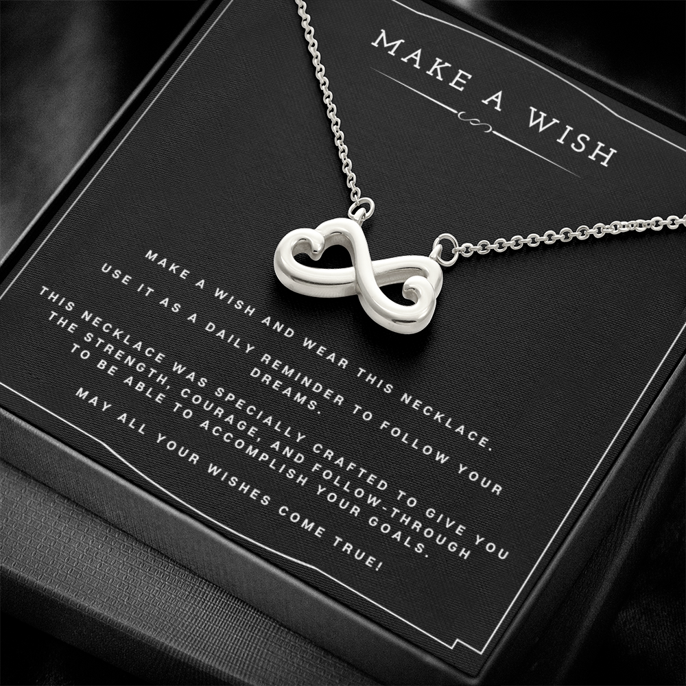 Best Gifts 305 - Make A Wish Jewelry Make A Wish Endless Love Infinity Necklace for Her