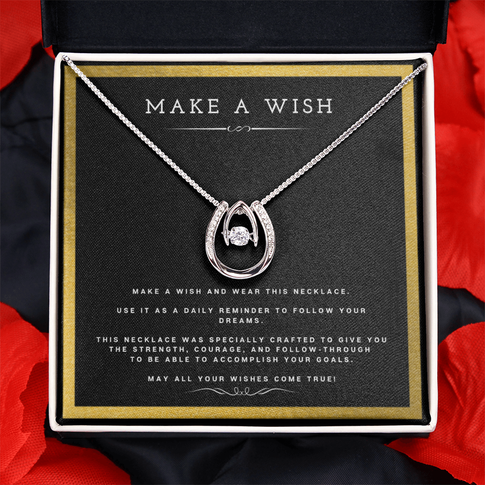 Best Gifts 305 - Make a Wish Pendant Necklace Inspirational Gift for Her