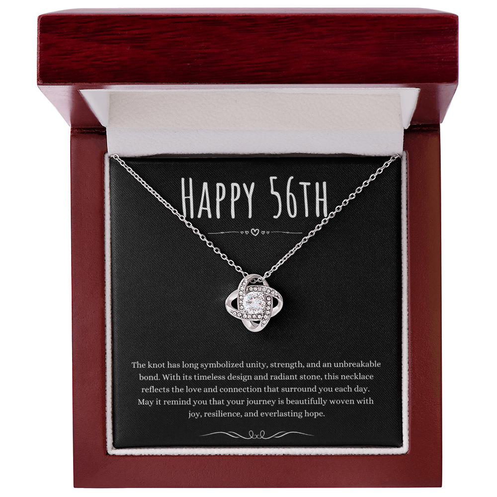 Best Gifts 305 56th Birthday Gift for Her Love Knot Necklace