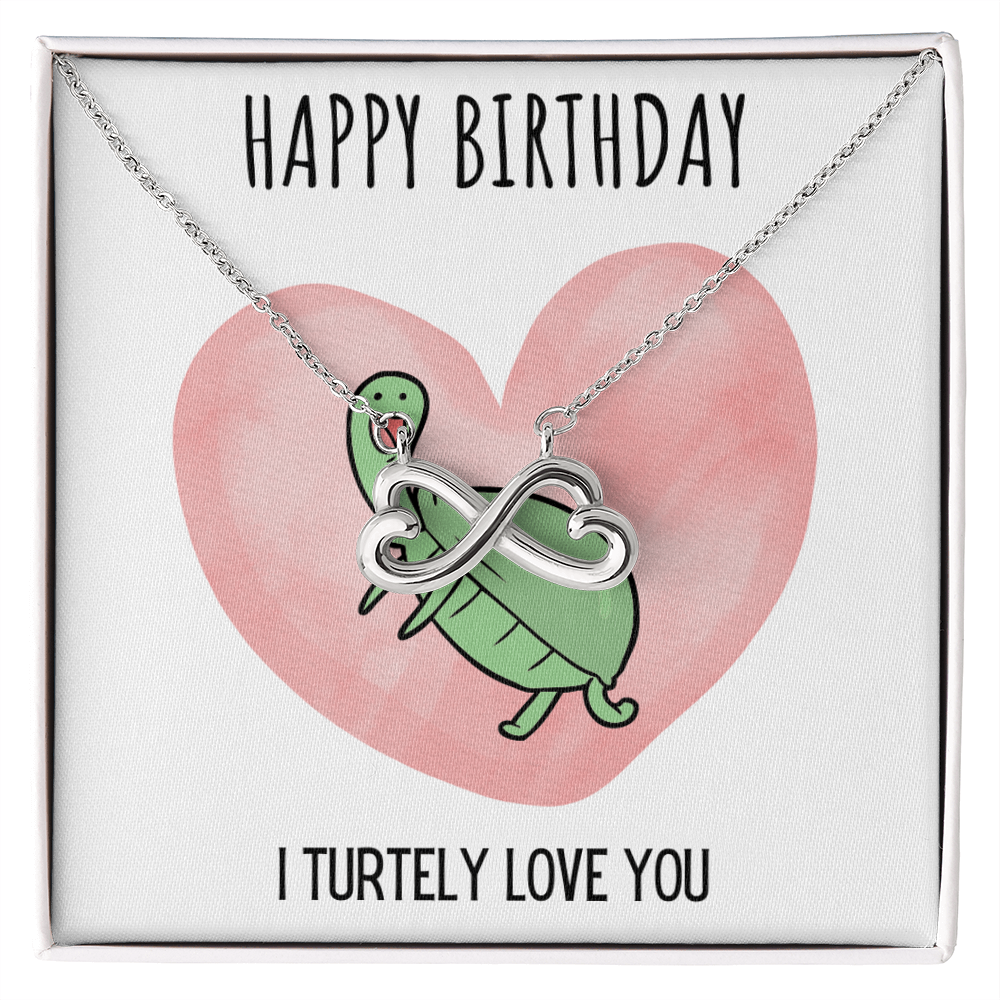 Best Gifts 305 Birthday Turtle Infinity Necklace Gift for Her
