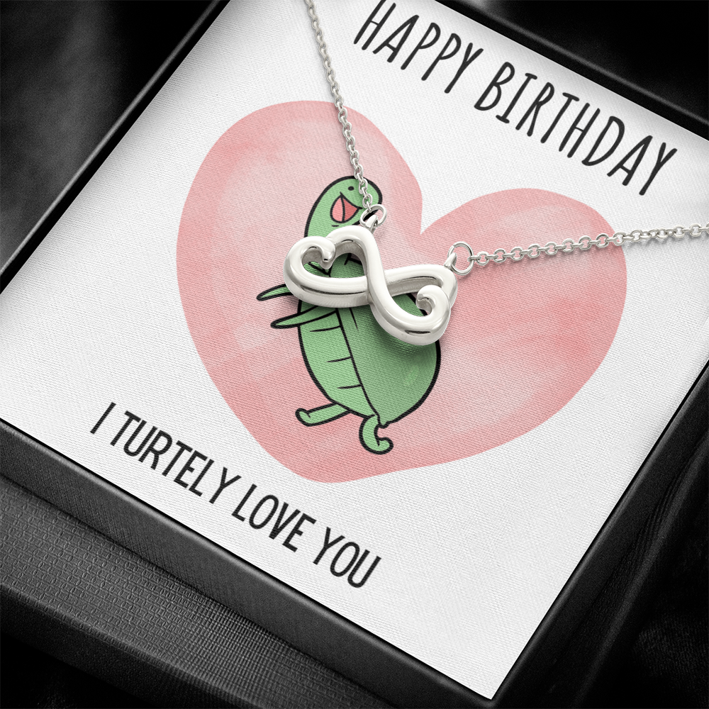 Best Gifts 305 Birthday Turtle Infinity Necklace Gift for Her