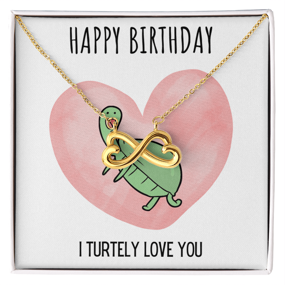Best Gifts 305 Birthday Turtle Infinity Necklace Gift for Her