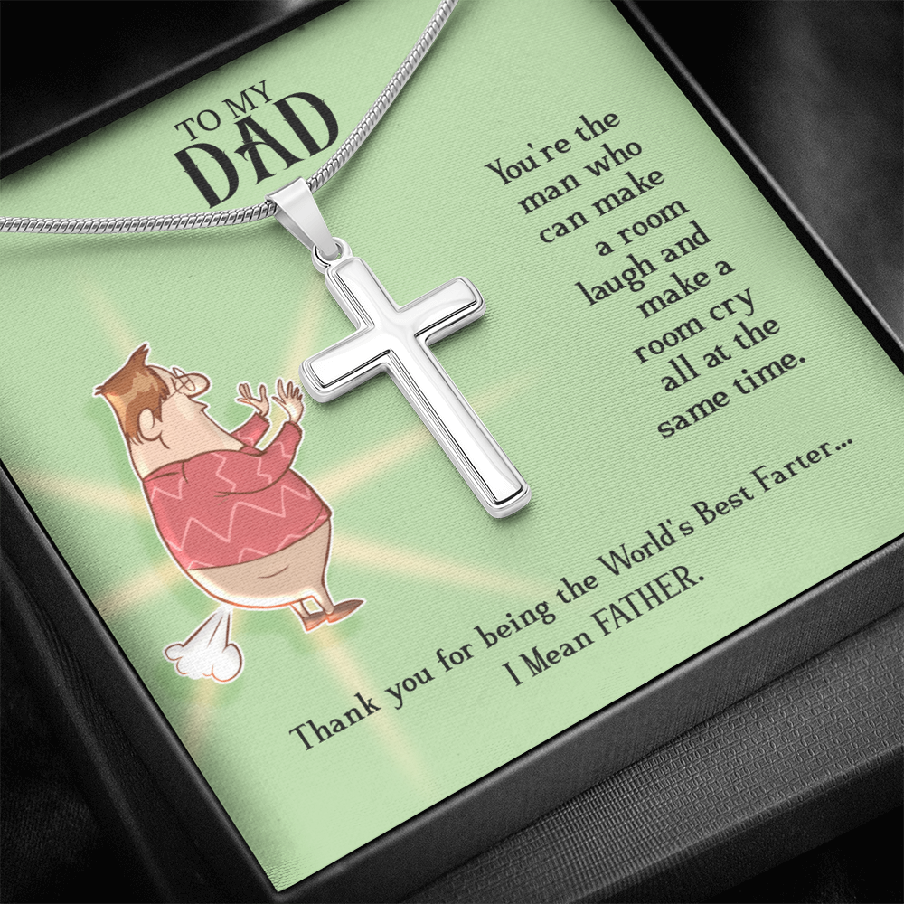 Best Gifts 305 Dad Cross Necklace Funny Father Gift