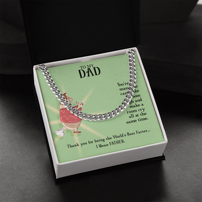 Best Gifts 305 Dad Cuban Link Necklace Funny Father Gift