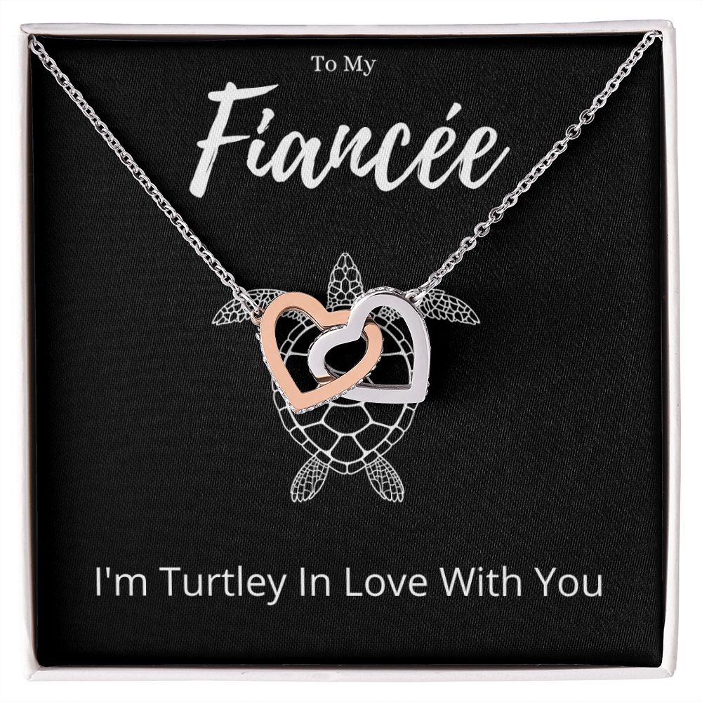 Best Gifts 305 Fiancée Interlocking Hearts Necklace Funny Turtle Love