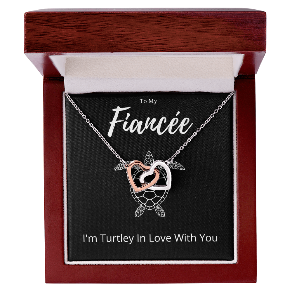 Best Gifts 305 Fiancée Interlocking Hearts Necklace Funny Turtle Love