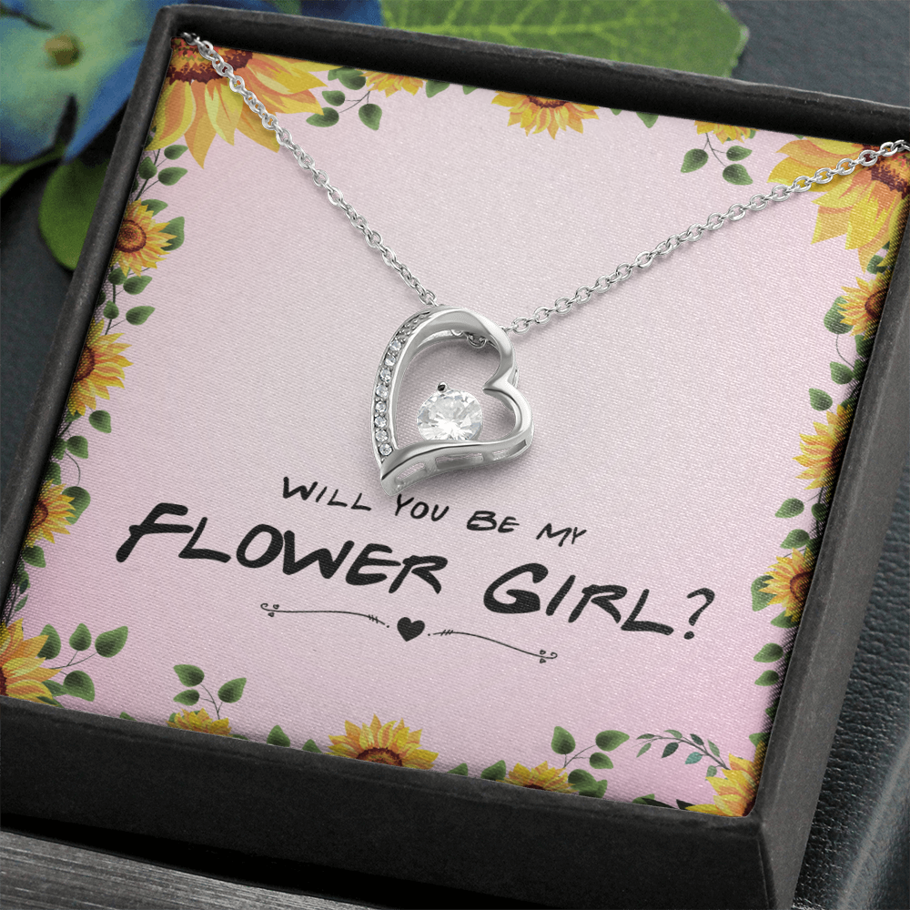 Best Gifts 305 Flower Girl Gift Forever Love Necklace Proposal