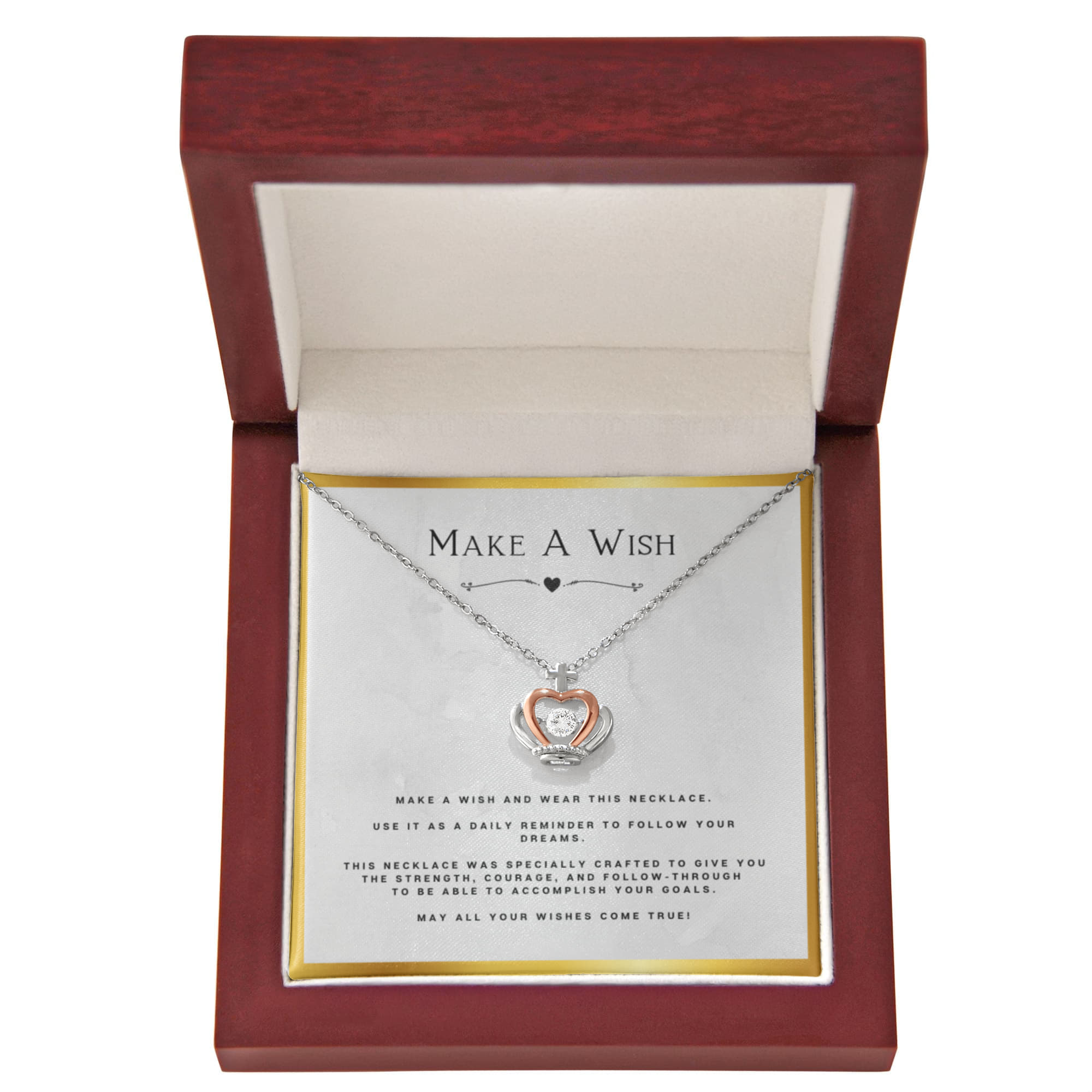 Best Gifts 305 Gifts for Women Crown Necklace Make a Wish Jewelry