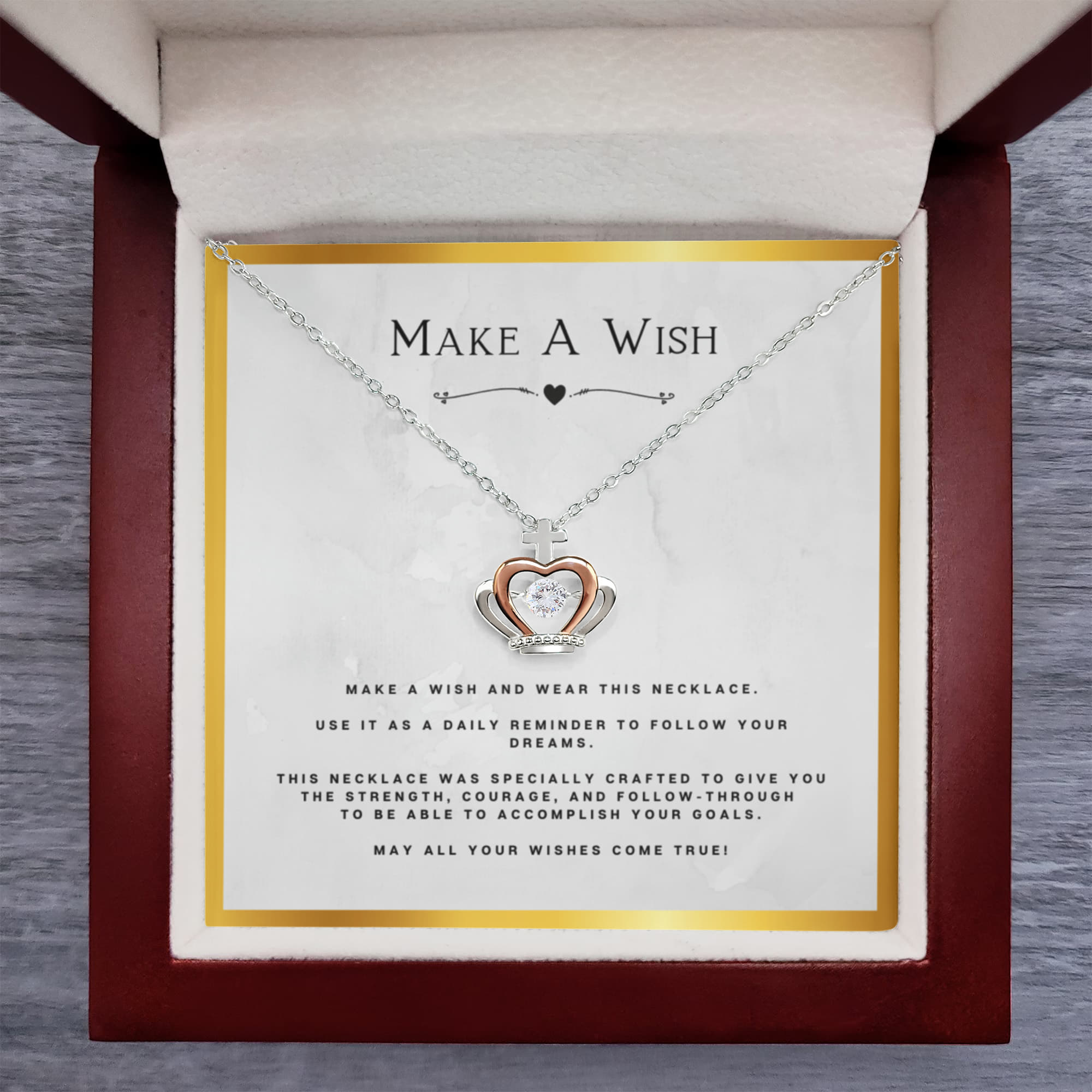 Best Gifts 305 Gifts for Women Crown Necklace Make a Wish Jewelry