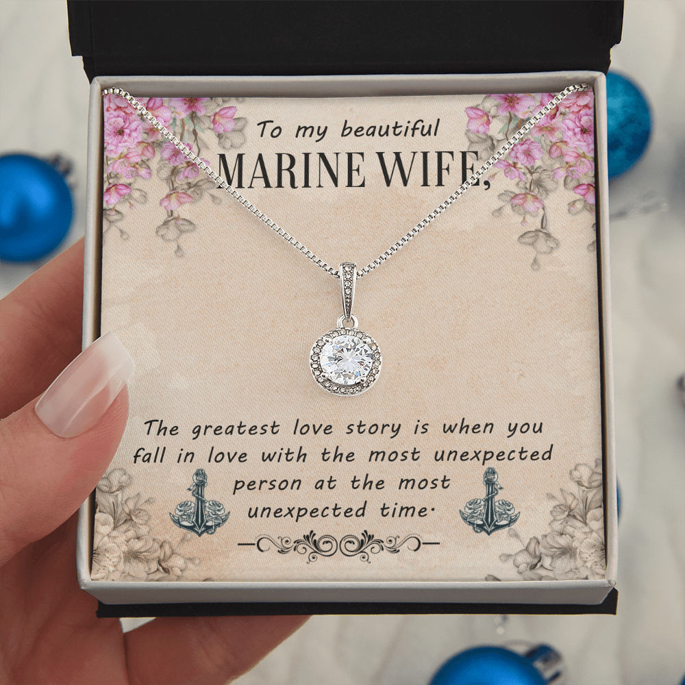 Best Gifts 305 Marine Wife Eternal Hope Necklace Gift from Husband