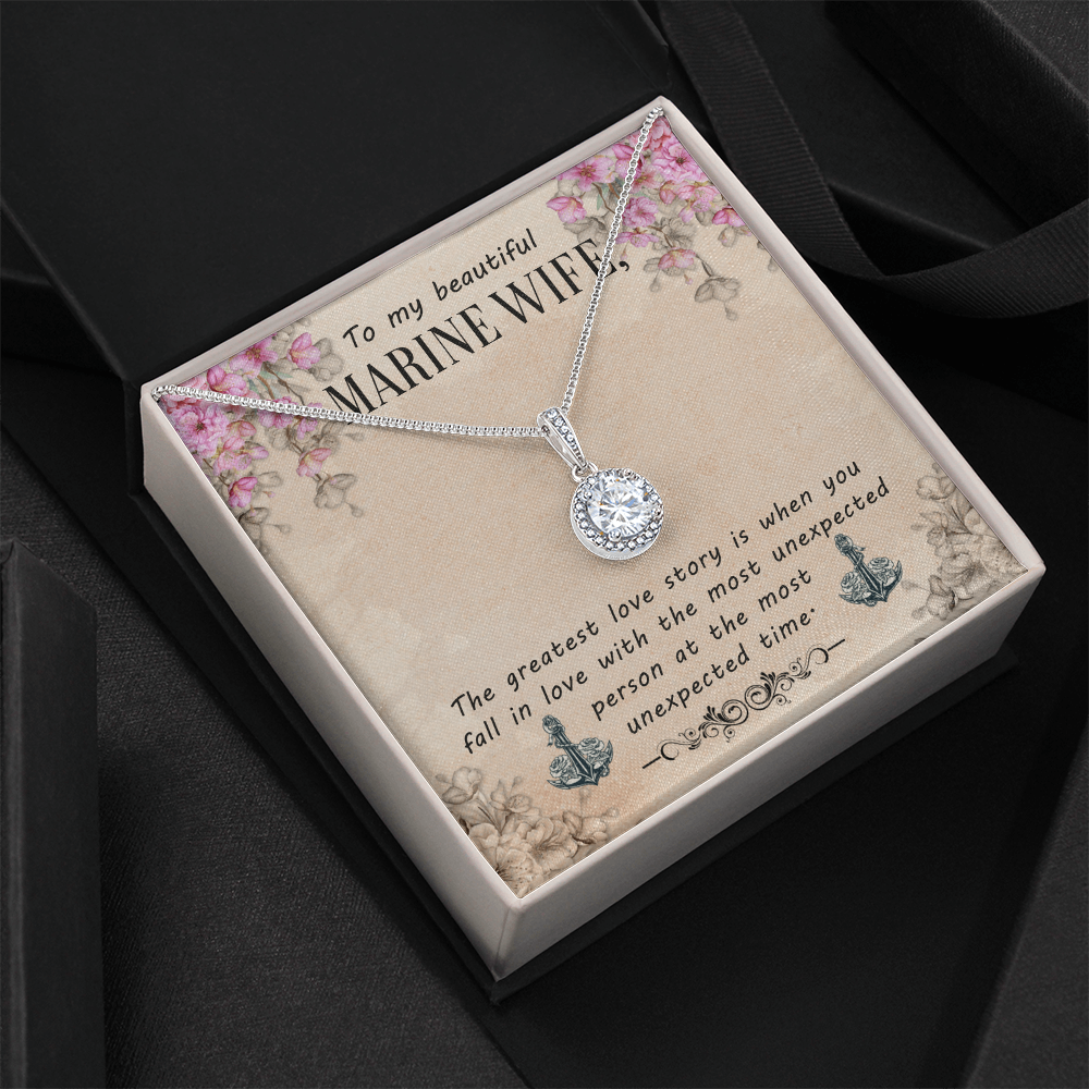 Best Gifts 305 Marine Wife Eternal Hope Necklace Gift from Husband
