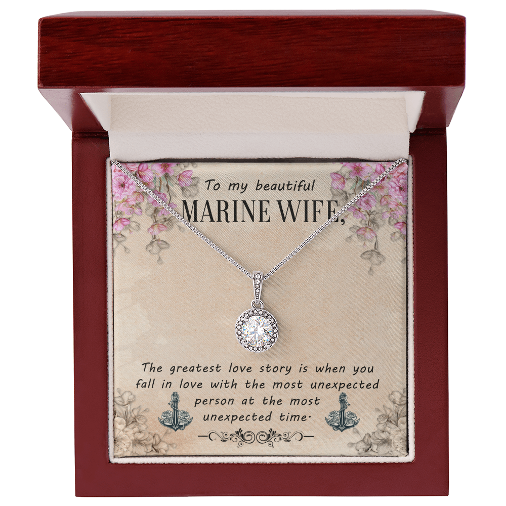 Best Gifts 305 Marine Wife Eternal Hope Necklace Gift from Husband