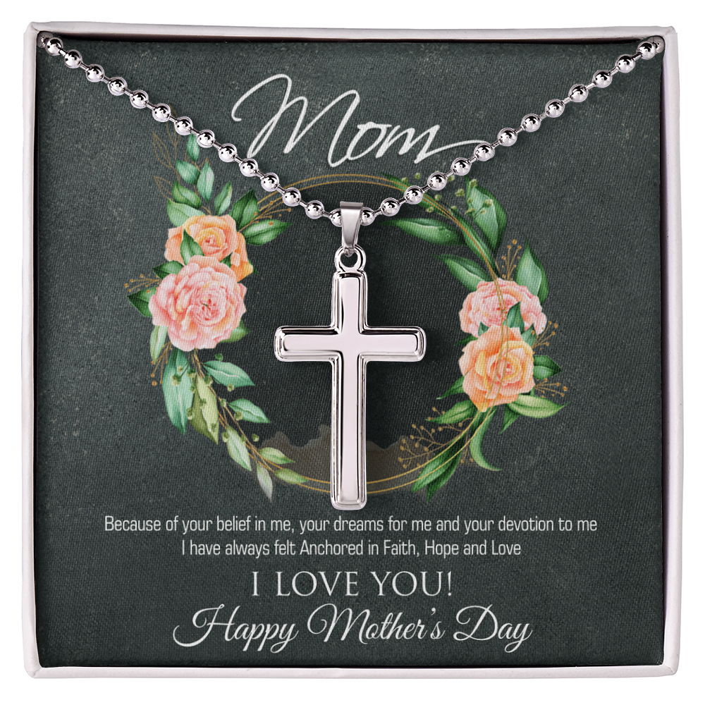 Best Gifts 305 Mom Cross Necklace Christian Mother’s Day Gift