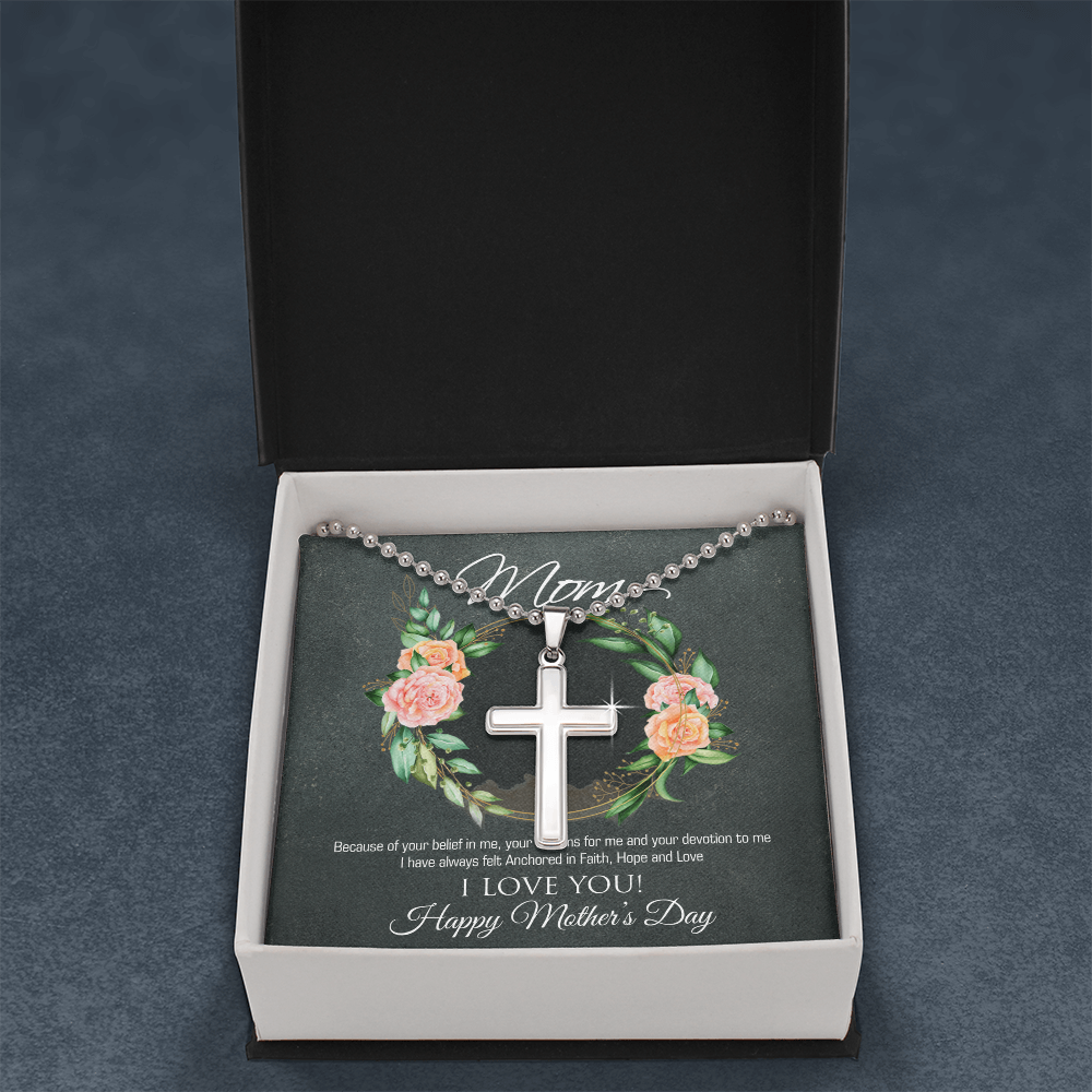 Best Gifts 305 Mom Cross Necklace Christian Mother’s Day Gift