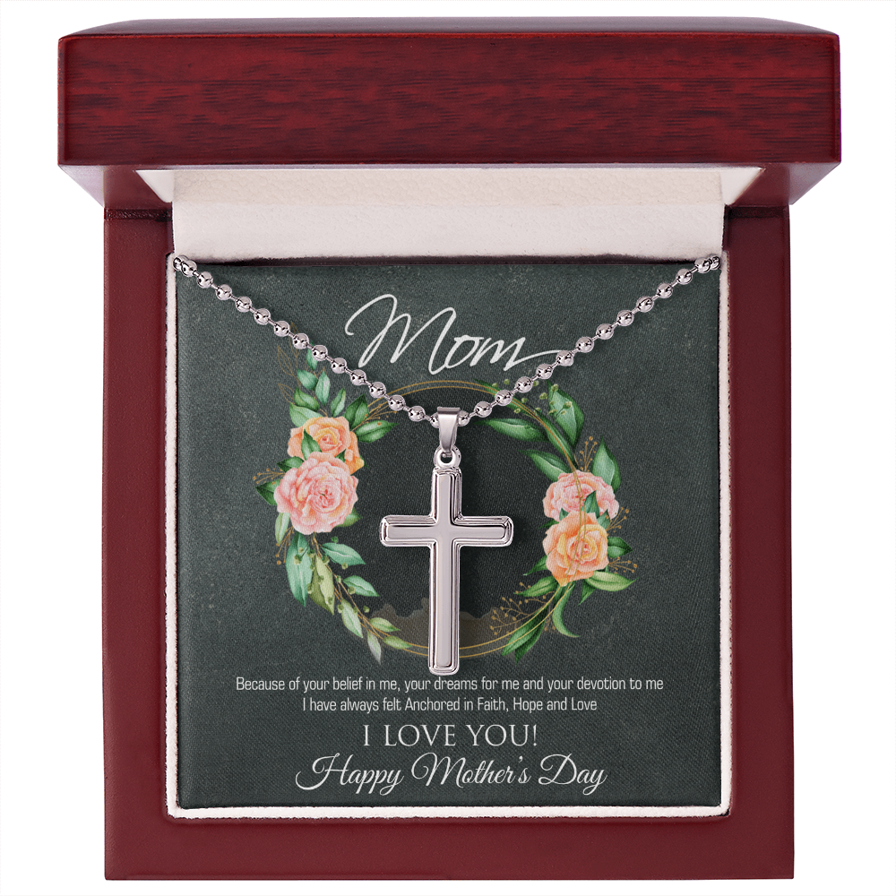 Best Gifts 305 Mom Cross Necklace Christian Mother’s Day Gift