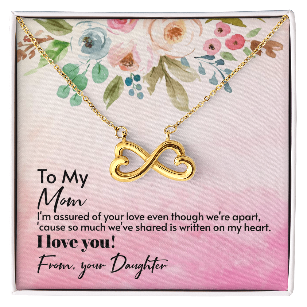 Best Gifts 305 Mom Infinity Heart Necklace Endless Love Gift from Daughter