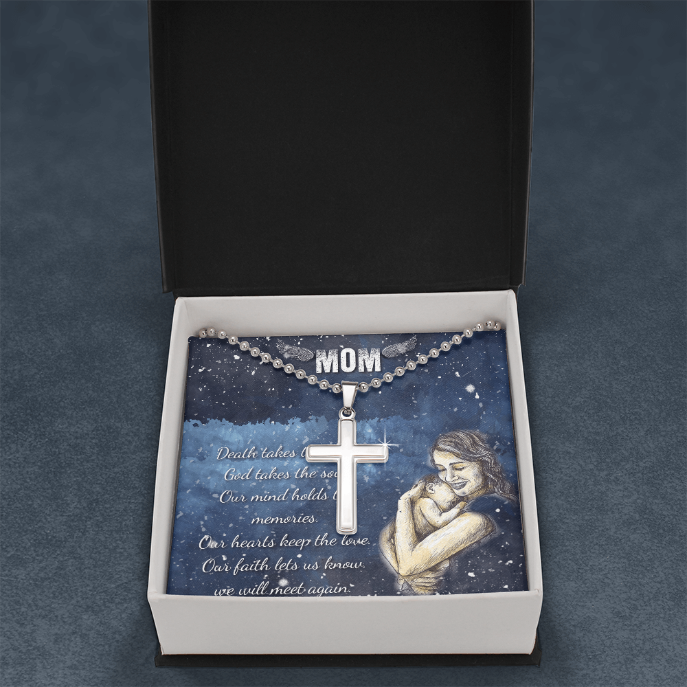 Best Gifts 305 Mom Memorial Cross Necklace Christian Gift