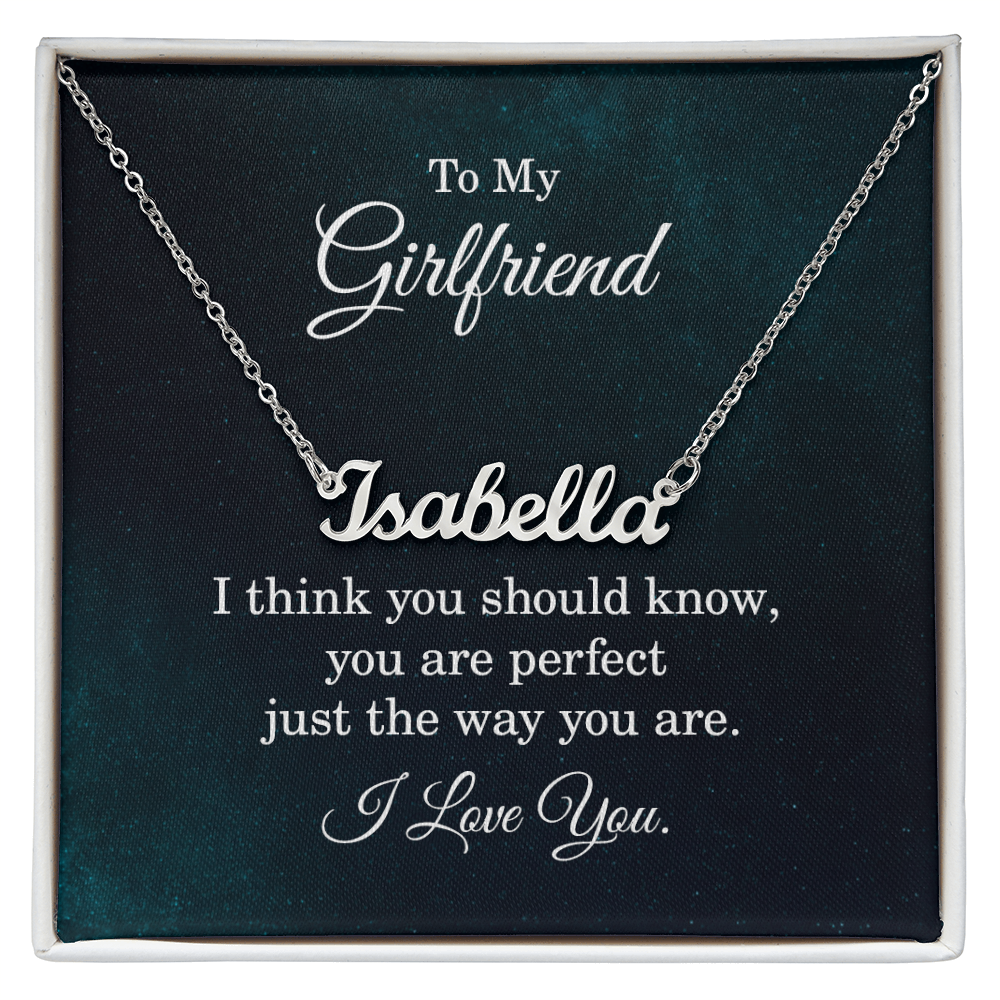 Best Gifts 305 Personalized Name Necklace for Girlfriend – Gift from Boyfriend