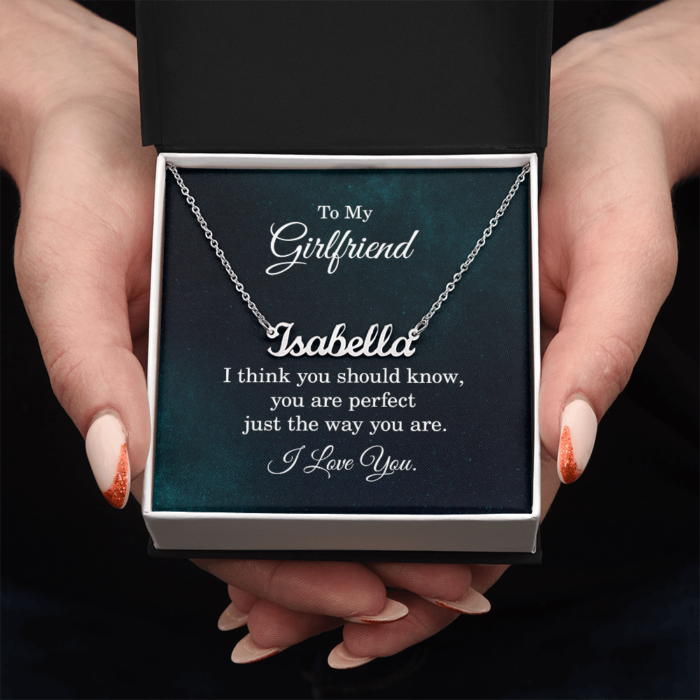 Best Gifts 305 Personalized Name Necklace for Girlfriend – Gift from Boyfriend