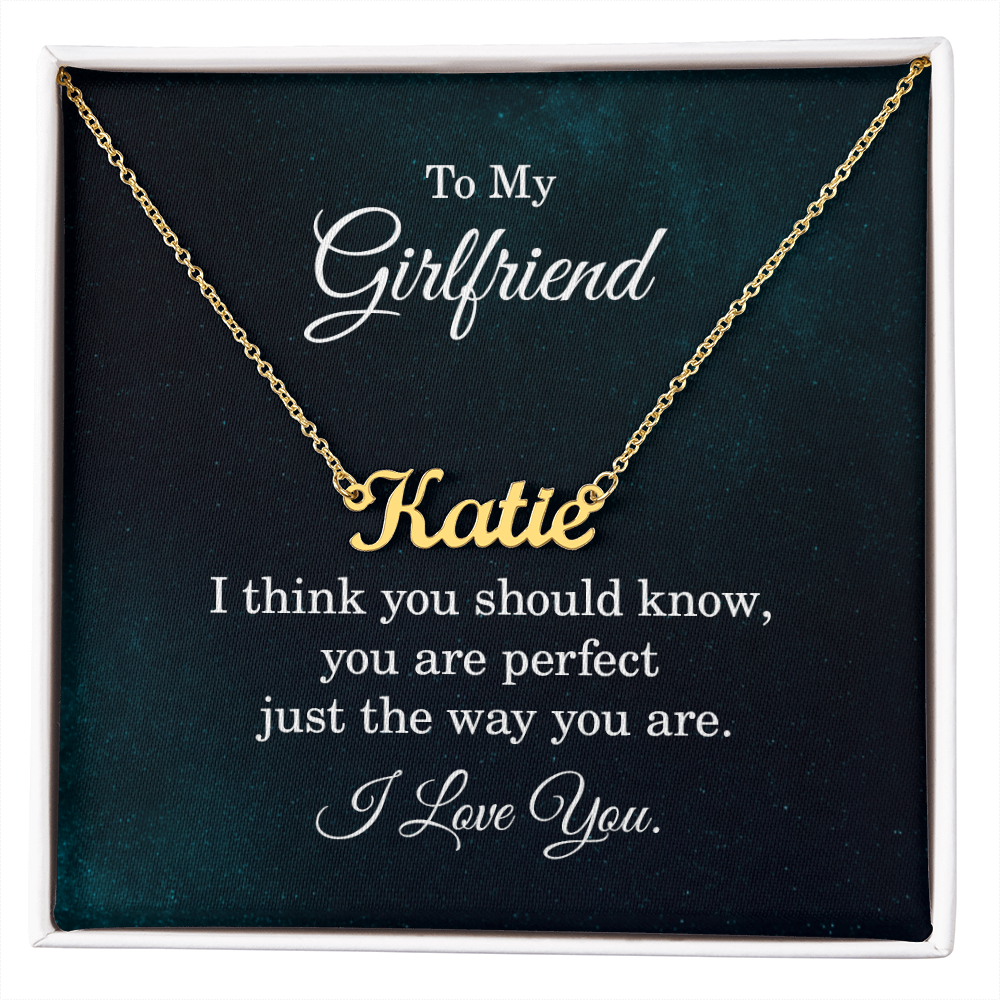 Best Gifts 305 Personalized Name Necklace for Girlfriend – Gift from Boyfriend
