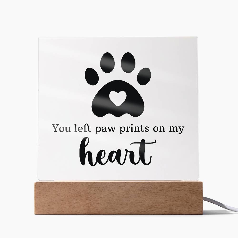 Best Gifts 305 Pet Memorial Gift for Dog Mom LED Plaque