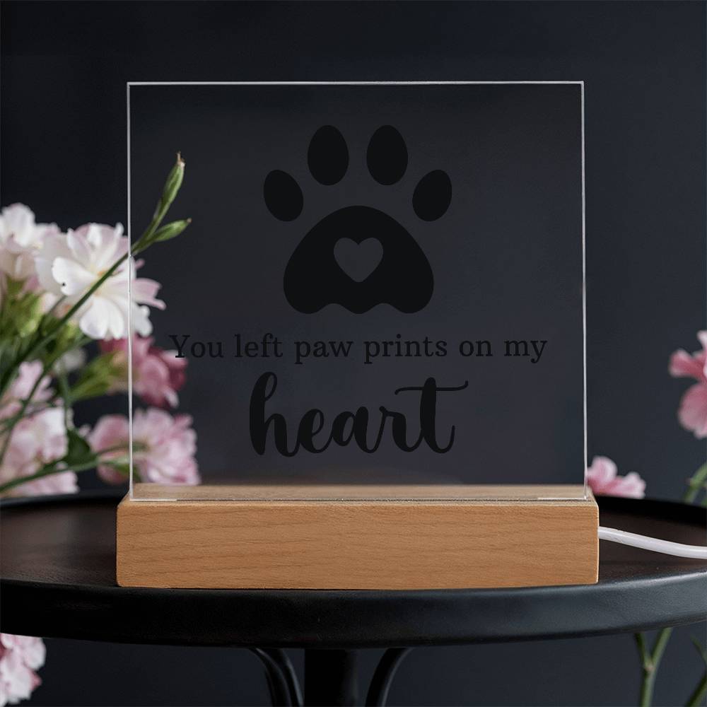 Best Gifts 305 Pet Memorial Gift for Dog Mom LED Plaque