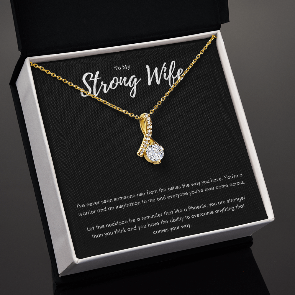 Best Gifts 305 To My Strong Wife Alluring Beauty Necklace Gift