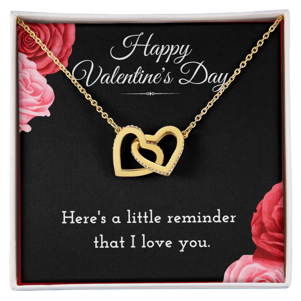 Best Gifts 305 Valentine Interlocking Hearts Necklace Gift for Her