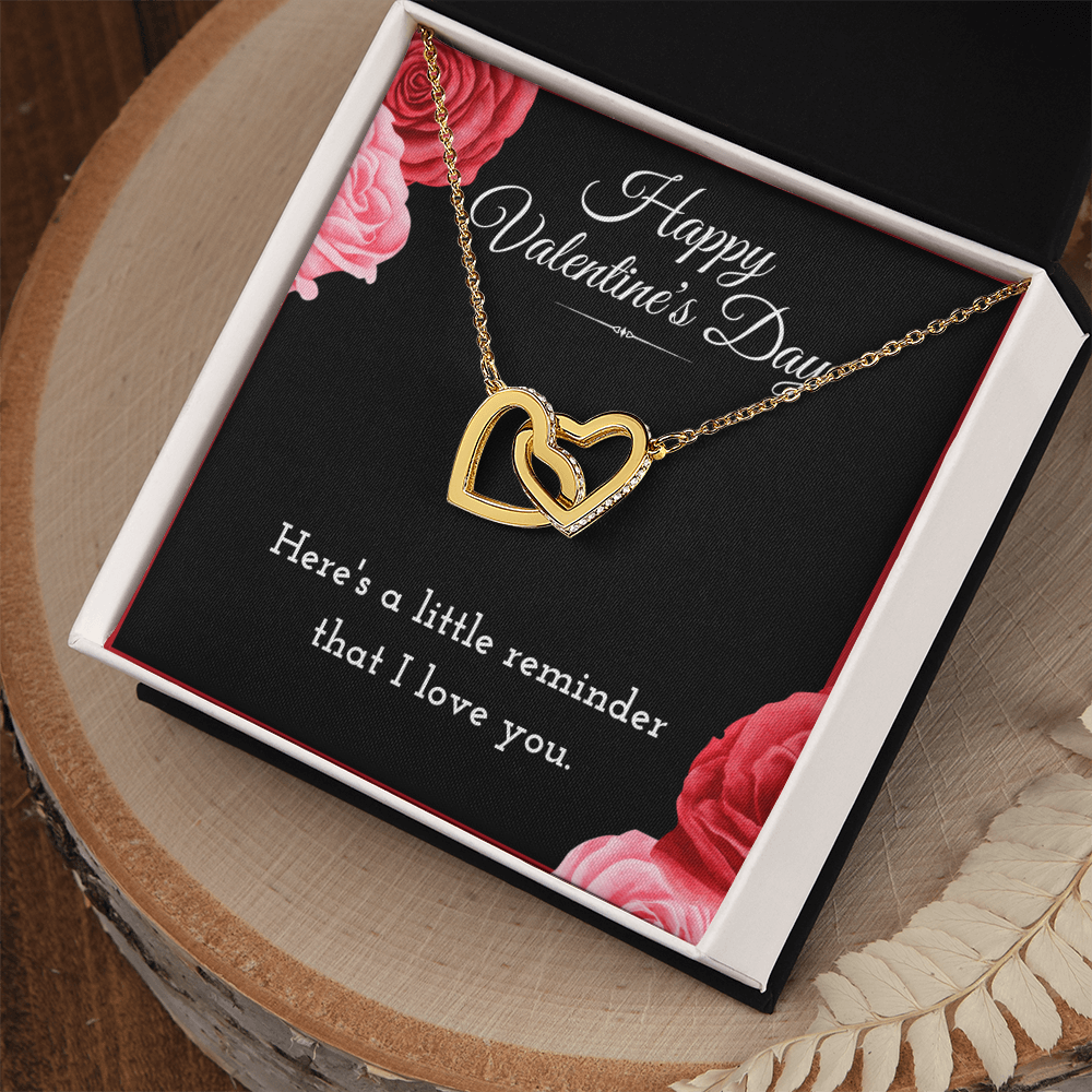 Best Gifts 305 Valentine Interlocking Hearts Necklace Gift for Her