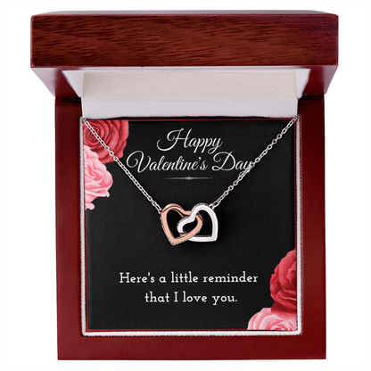 Best Gifts 305 Valentine Interlocking Hearts Necklace Gift for Her