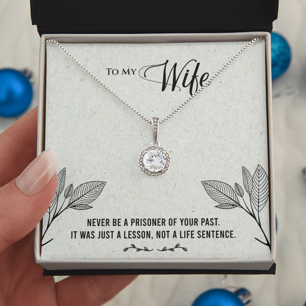 Eternal Hope Wife Gift Necklace with Inspirational Card