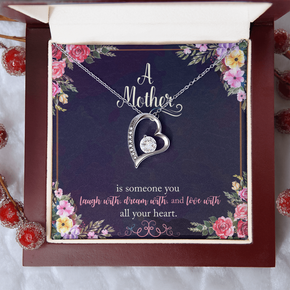 To My Mother Forever Love Necklace, Mother's Day Gift, Mother Birthday Gift from Daughter, Thank You Gift For Mother, Mother's Love