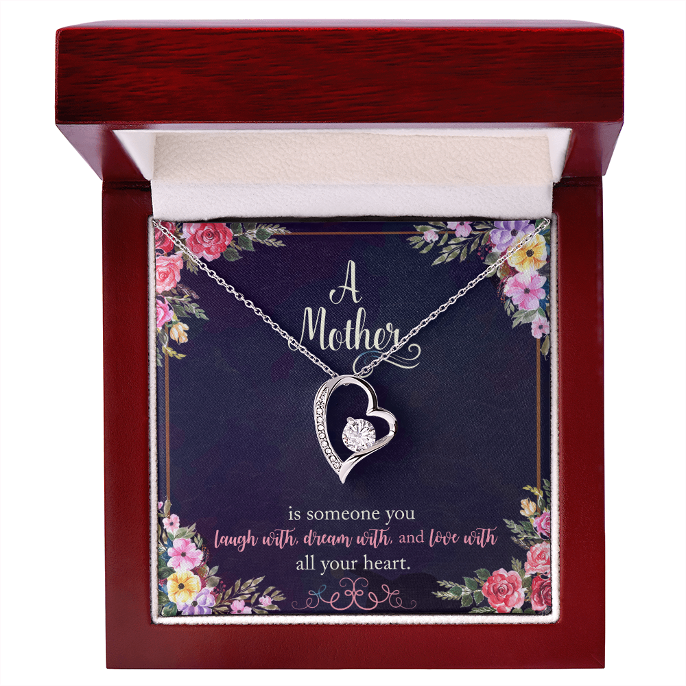 To My Mother Forever Love Necklace, Mother's Day Gift, Mother Birthday Gift from Daughter, Thank You Gift For Mother, Mother's Love
