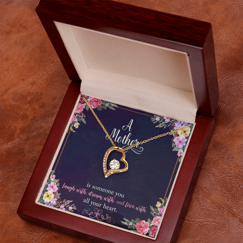 To My Mother Forever Love Necklace, Mother's Day Gift, Mother Birthday Gift from Daughter, Thank You Gift For Mother, Mother's Love